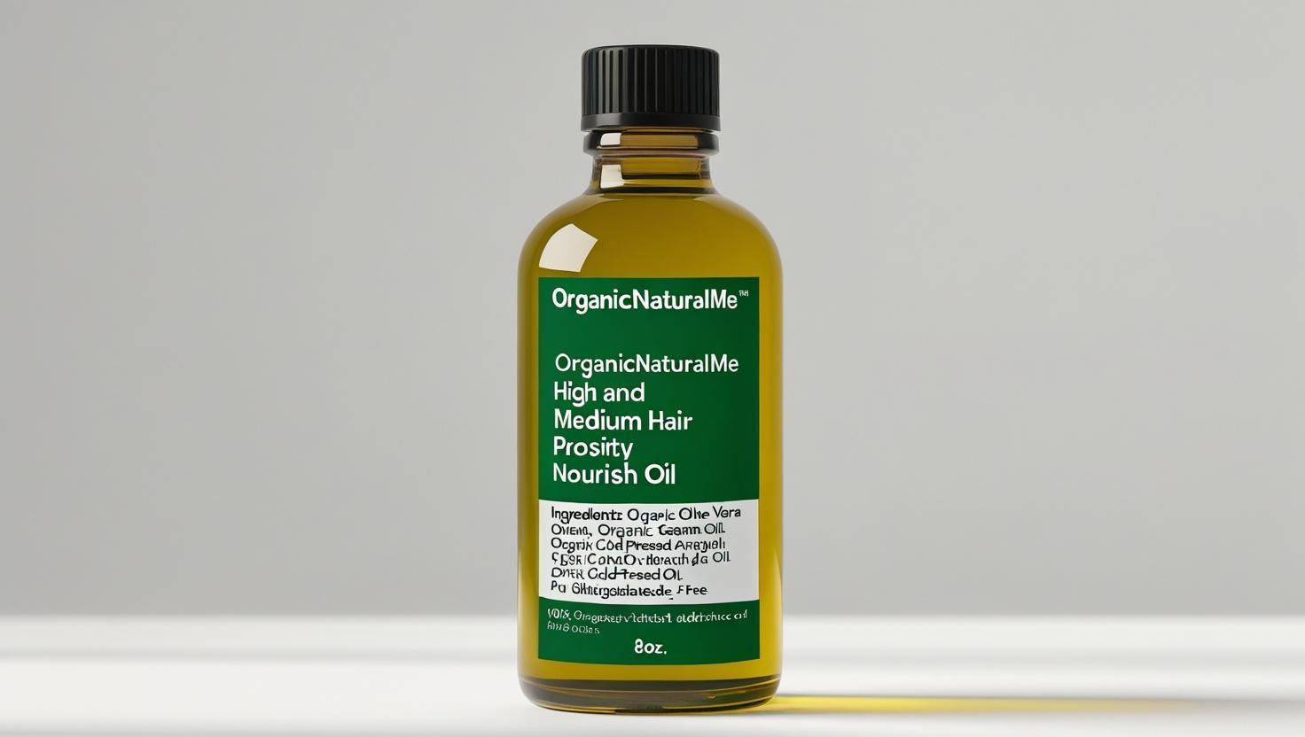 OrganicNaturalMe Ultimate Hair Nourish Oil – High & Medium Porosity Hair