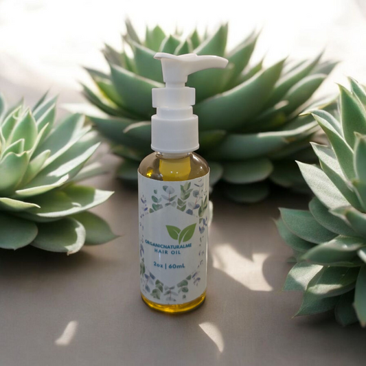 Ultimate Hair Nourish Oil bottle with organic argan and ayurvedic blend